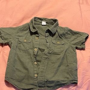 Boys 2T dress shirt. Old Navy. Green.